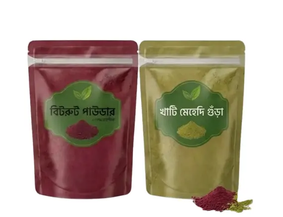 Henna(indigo mix) & Beetroot Hair Combo (250g+250g)